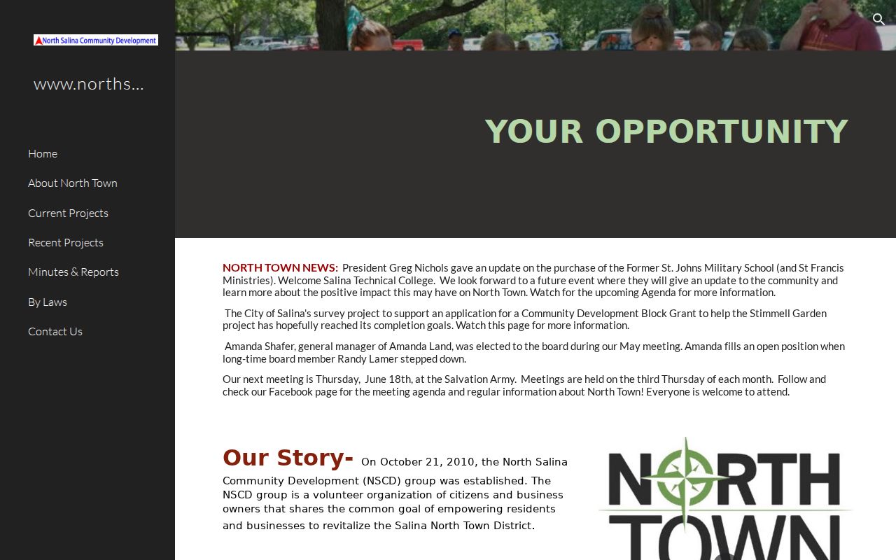 North Salina Community Development meetings and neighborhood projects